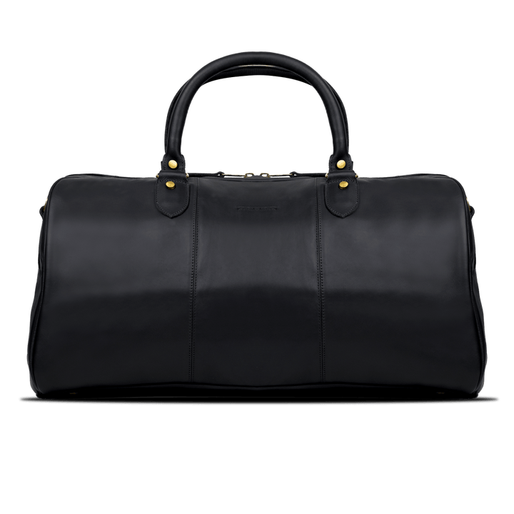 TheAristocrat: Sac de Voyage - Cuir Noir - Bleather Maroc