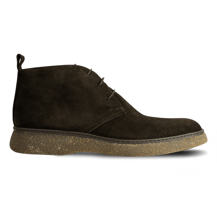 Varfell: Demi Bottes Homme - Gomme Marron - Bleather Maroc