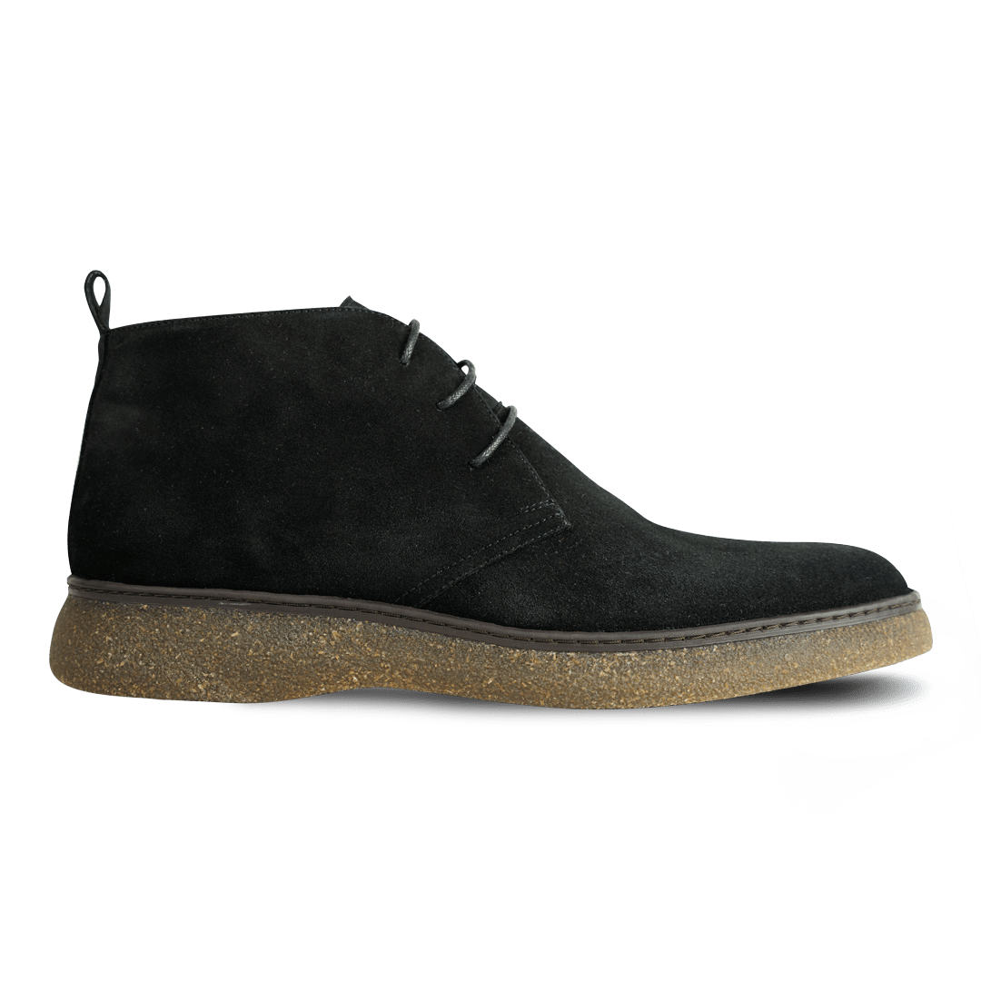 Varfell: Demi Bottes Homme - Gomme Noir - Bleather Maroc