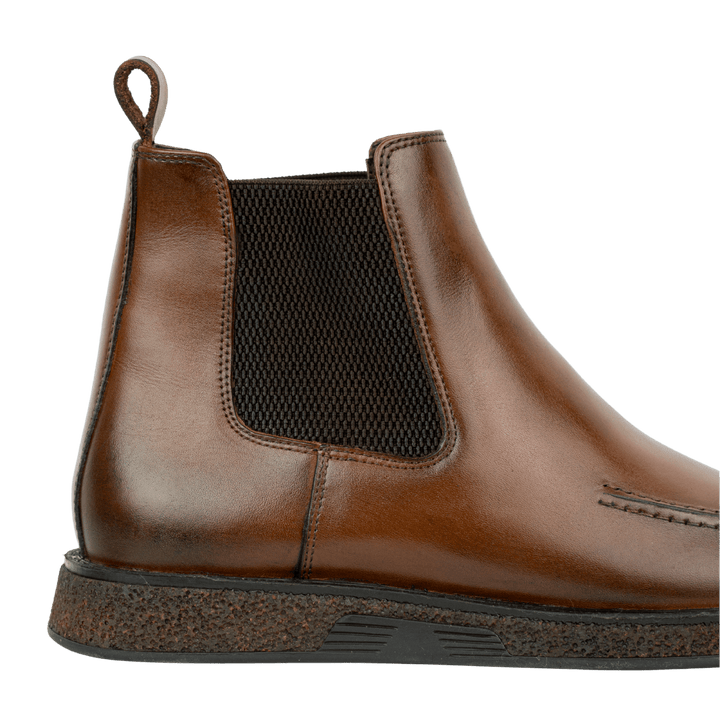 Winter: Chelsea Boots Homme - Cuir Marron - Bleather Maroc