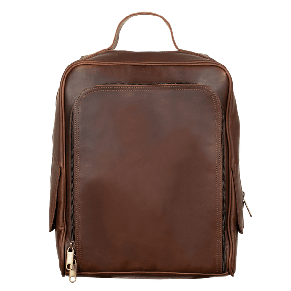 Zenith: Sac à dos - Cuir Marron