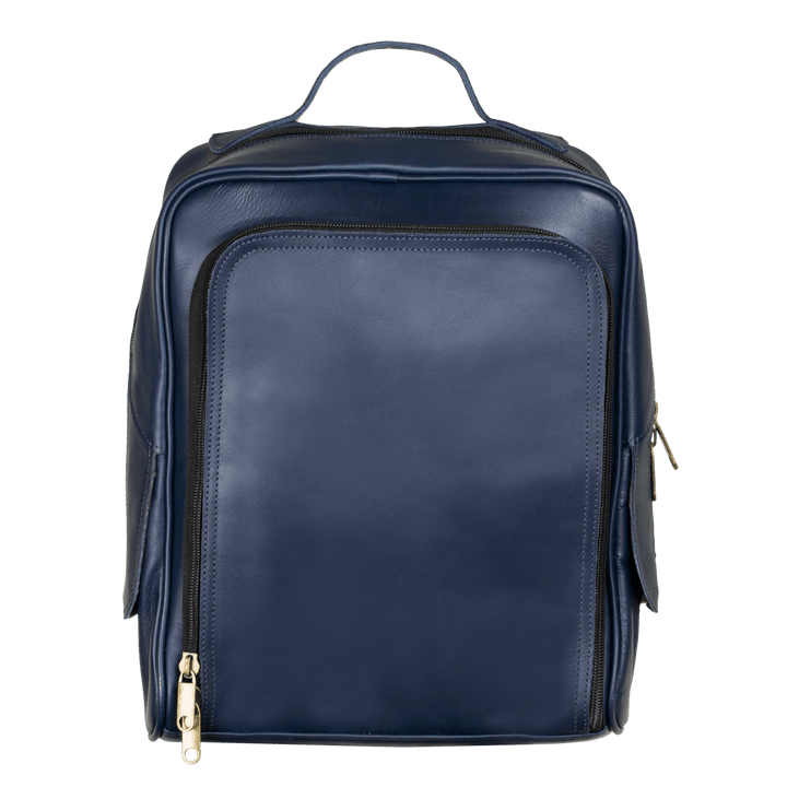 Zenith: Sac à dos - Cuir Bleu - Bleather Maroc