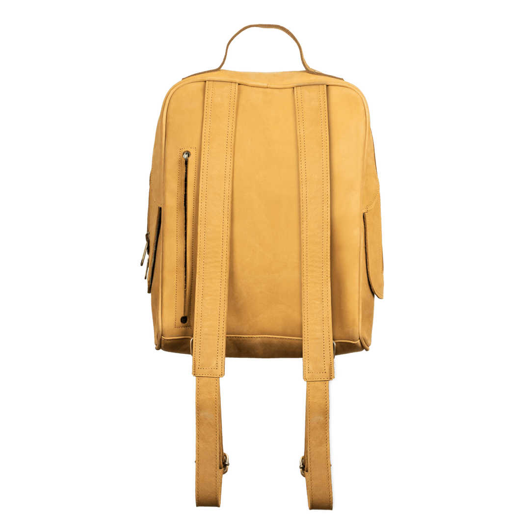 Zenith: Sac à dos - Nubuck Ambre - Bleather Maroc