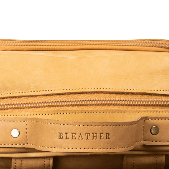 Zenith: Sac à dos - Nubuck Ambre - Bleather Maroc