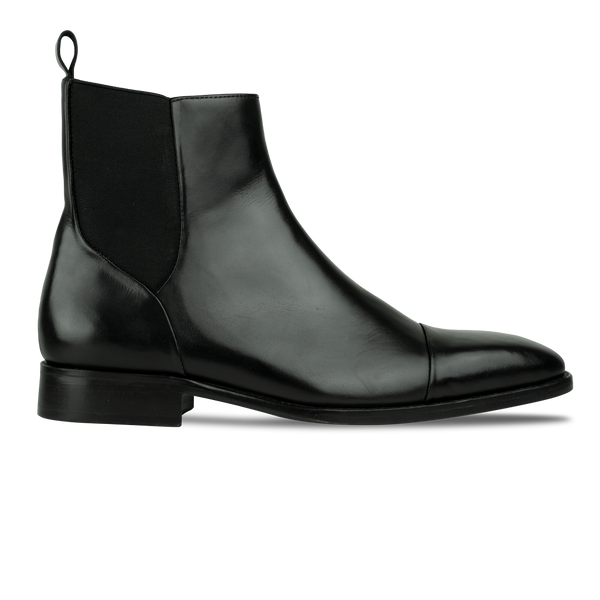 Cavan: Chelsea Boots Homme - Cuir Noir