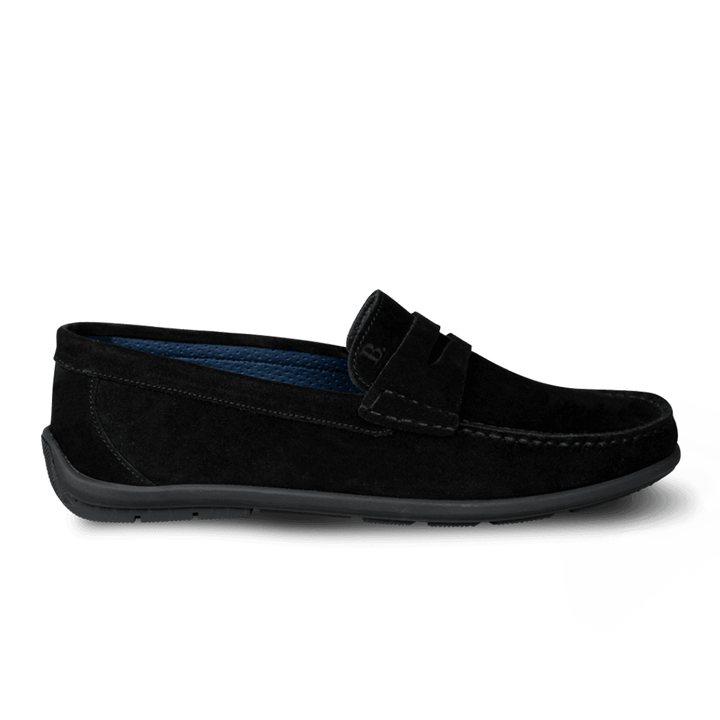 Denver: Mocassin Homme - Daim Noir